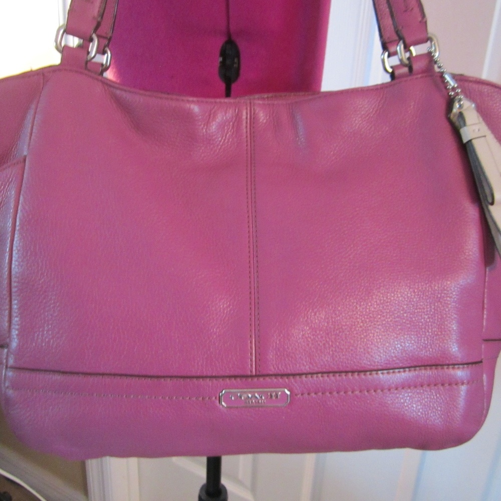 COACH purse pink rose Leather Hobo